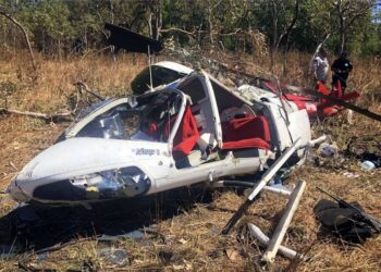 नुवाकोटको शिवपुरीमा हेलिकप्टर दुर्घटना