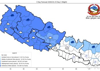 शुक्रबारदेखि मौसम बदली : कहाँकहाँ पर्छ पानी ?