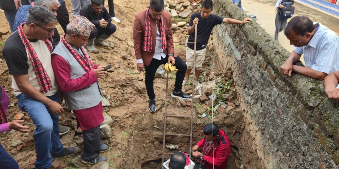 छात्रवृत्ती वितरण तथा नयाँ भवन शिलान्यास
