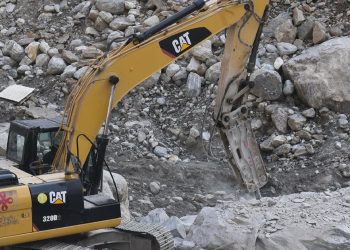 बाढीले क्षति पुगेको रसुवागढी जलविद्युत् आयोजनाको पुनर्निर्माण तीव्र